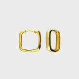 Square Huggie Earrings