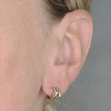 Snake Mini Huggie Earrings