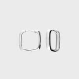Square Huggie Earrings