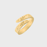 Adjustable Birth Flower Ring