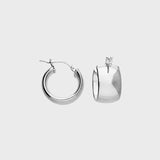 Chunky Oval Hoop Earrings