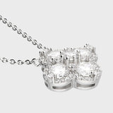 Cubic Zirconia Clover Necklace