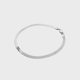 Greek Herringbone Snake Chain Bracelet