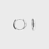 Faceted Huggie Earrings
