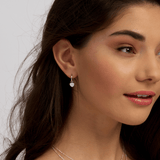 Heart Huggie Earrings