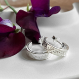 Birth Flower Stud Earrings