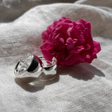 Chunky Oval Hoop Earrings