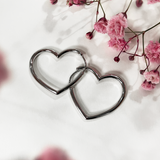 Sweetheart Hoop Earrings