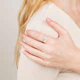 9ct Gold Adjustable Plume Ring