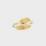 Adjustable Protection Feather Ring