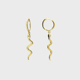 Snake Huggie Earrings