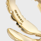 18ct Yellow Gold Adjustable Plume Ring