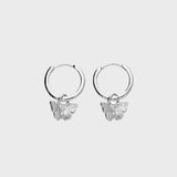 Butterfly Huggie Earrings