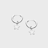 Star Huggie Earrings