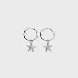 Starfish Huggie Earrings
