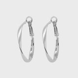 Twisted Hoop Earrings