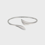 Silver Wave Bangle