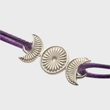 Adjustable Moon Phases Friendship Cord Bracelet
