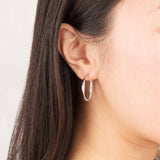 Twisted Hoop Earrings