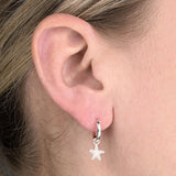 Starfish Huggie Earrings