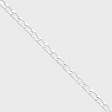 24" Sterling Silver Open Curb Chain