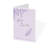 FIYAH Sympathy Card