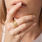 Adjustable Protection Feather Ring