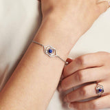 Adjustable Silver & Lapiz Lazuli Third Eye Chakra Ring
