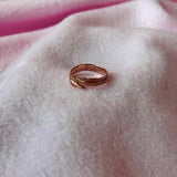 Adjustable Plume Ring - Breast Cancer Awareness