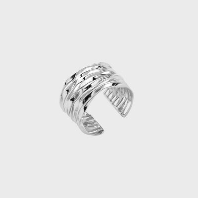 Adjustable Silver Adore Ring