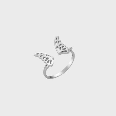 Adjustable Butterfly Ring