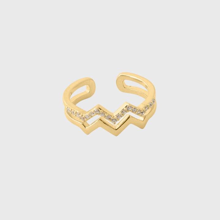 Adjustable Highs and Lows Ring