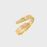 Adjustable Birth Flower Ring