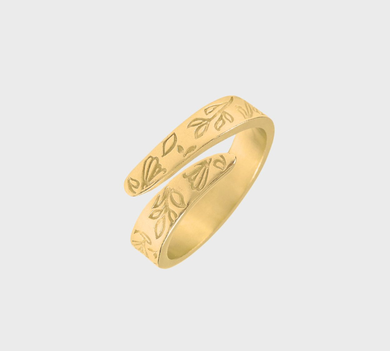 Adjustable Birth Flower Ring