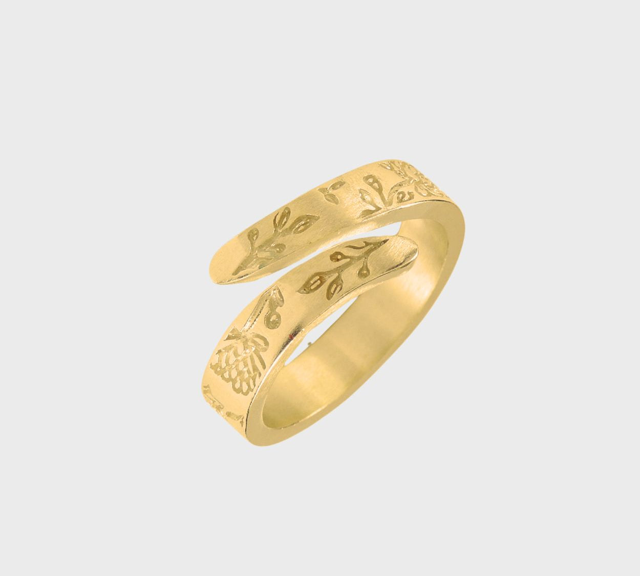 Adjustable Birth Flower Ring