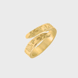 Adjustable Birth Flower Ring