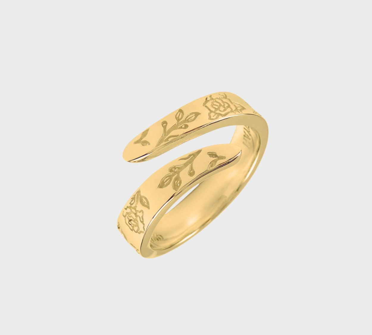 Adjustable Birth Flower Ring
