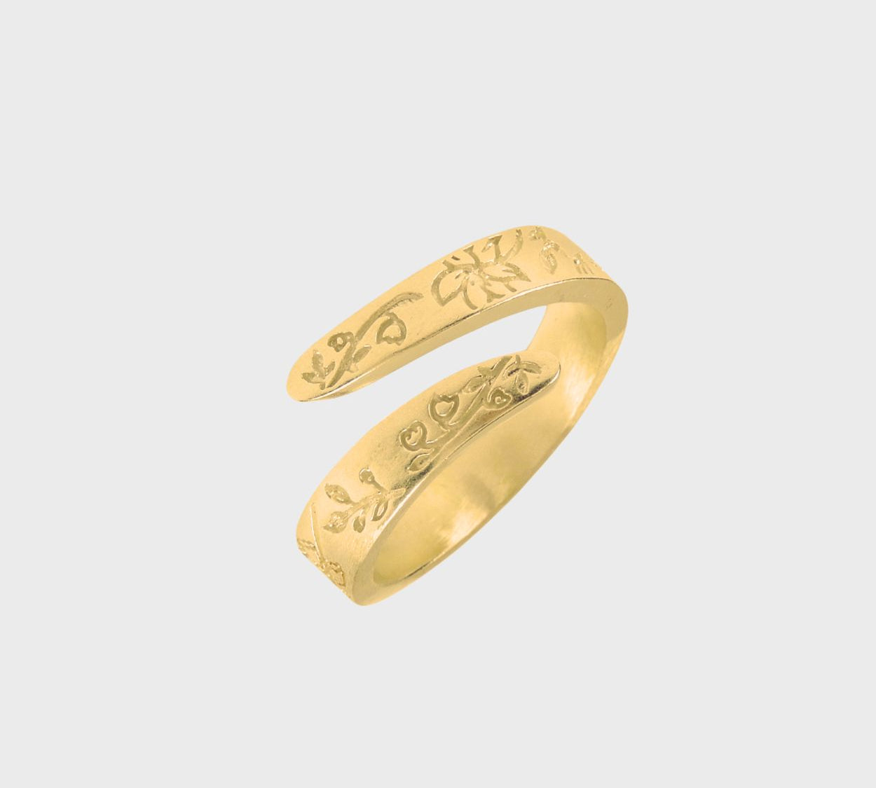 Adjustable Birth Flower Ring