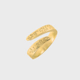 Adjustable Birth Flower Ring
