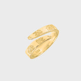 Adjustable Birth Flower Ring