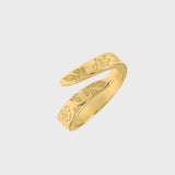 Adjustable Birth Flower Ring