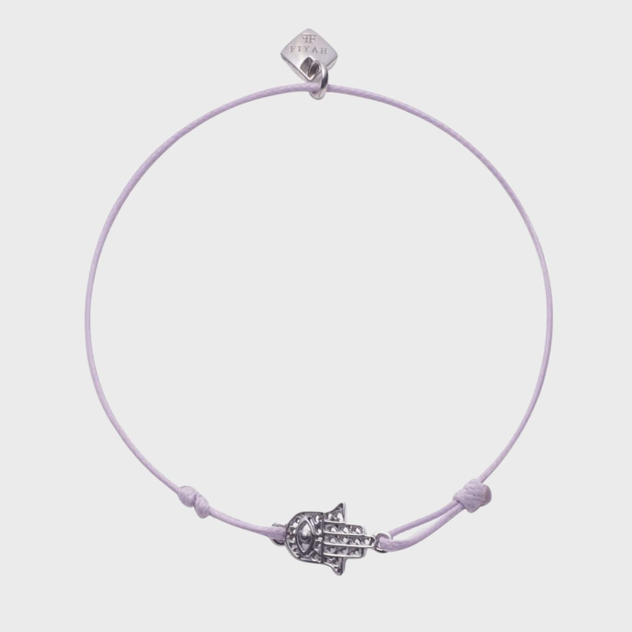 Adjustable Hamsa Hand Friendship Cord Bracelet