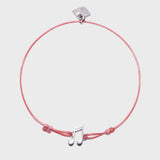 Adjustable Music Note Friendship Cord Bracelet