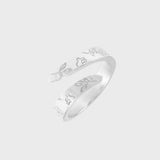 Adjustable Birth Flower Ring