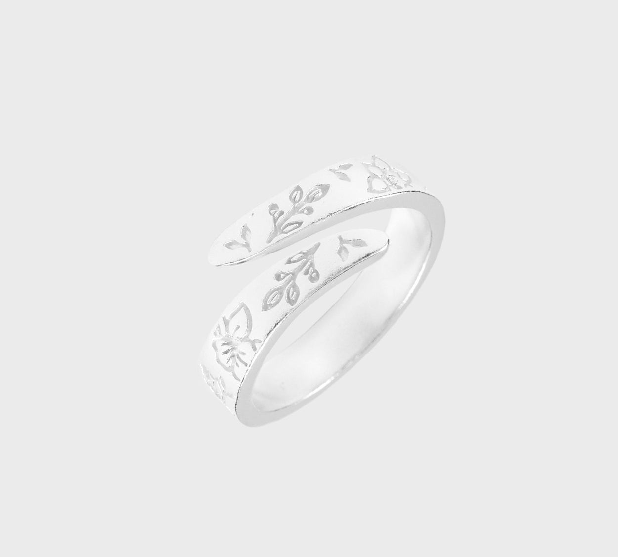 Adjustable Birth Flower Ring