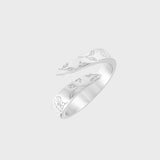 Adjustable Birth Flower Ring