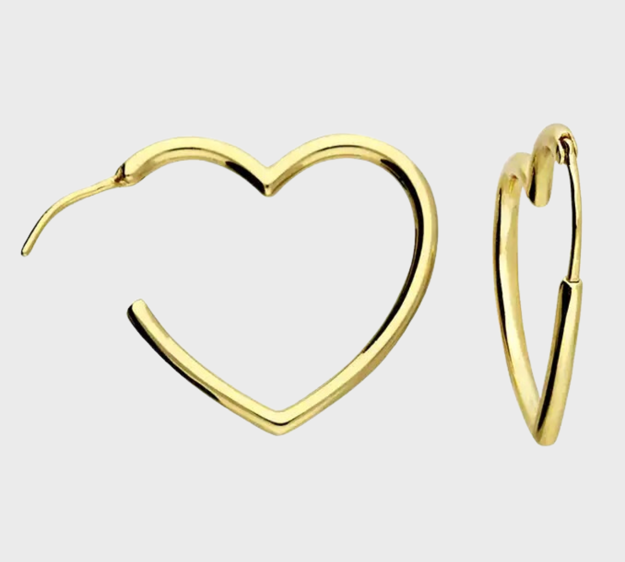 Sweetheart Hoop Earrings