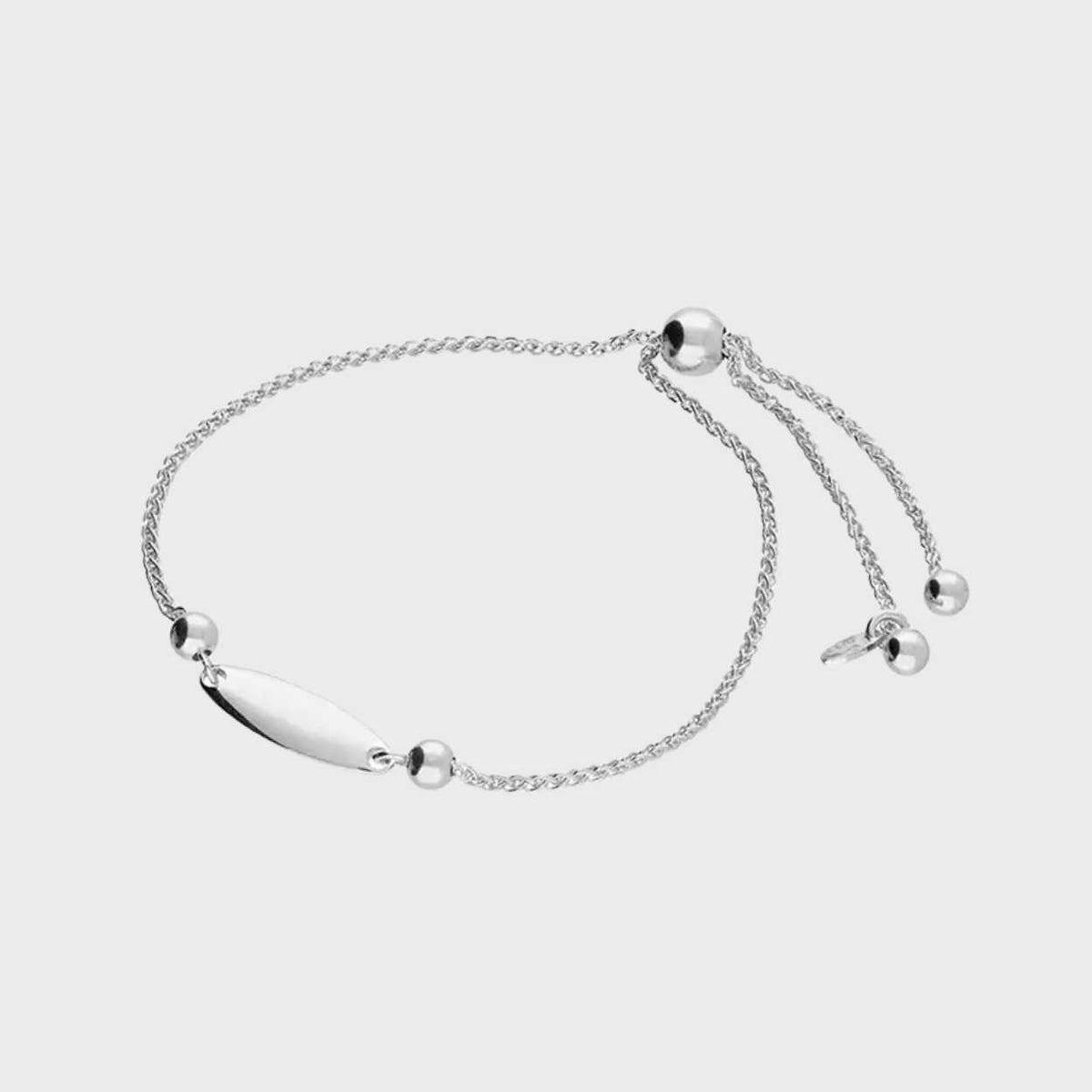Identity Tag Slider Bracelet