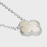 Mother of Pearl Clover Necklace