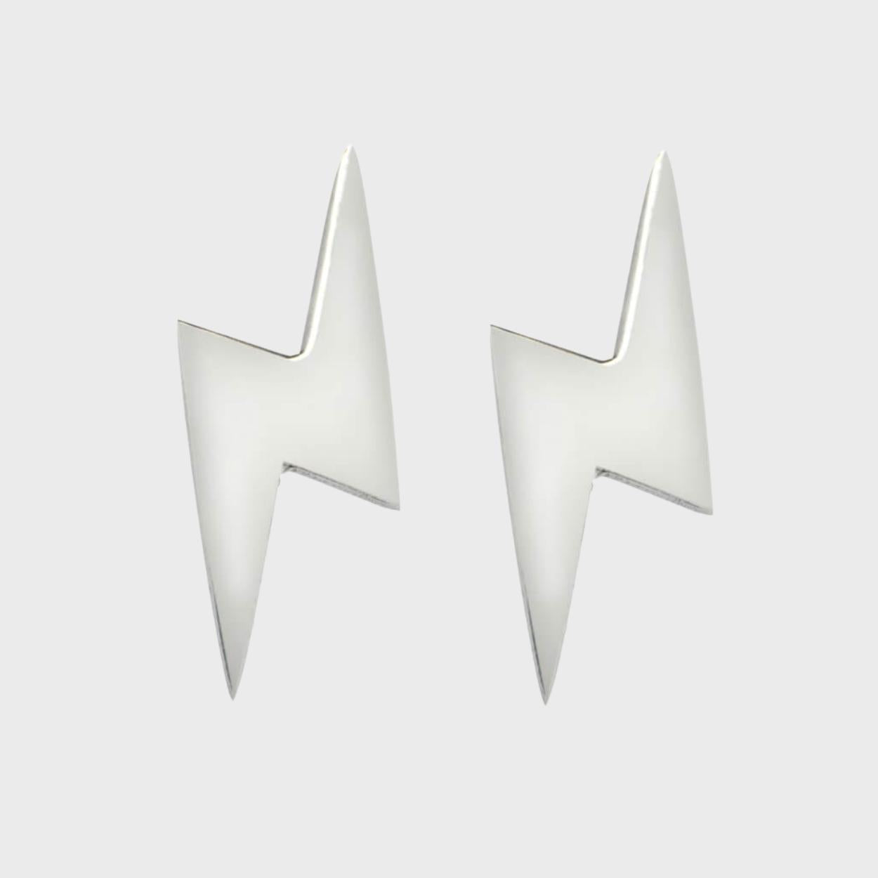 Lightning Bolt Stud Earrings